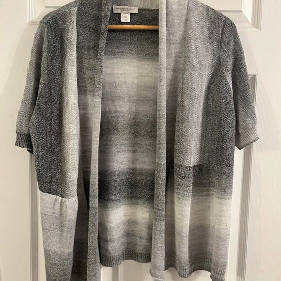 Christopher Banks Long Sleeve Cardigan | Gray | Petite XL | EUC - Picture 4 of 5